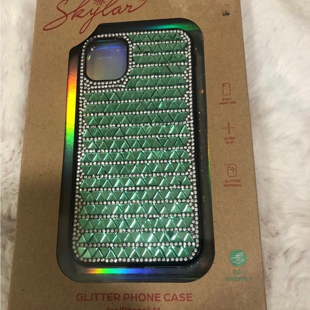 Skylar Glitter Phone Case for iPhone  11